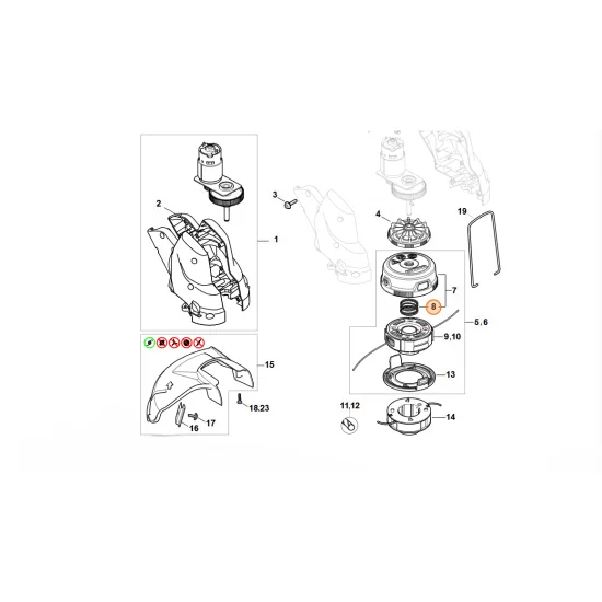 STIHL  Sprężyna dociskowa 4009 997 3100